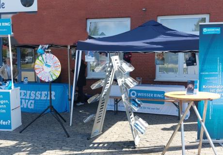 Standaufbau beim Präventionstag 